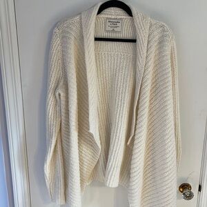 Abercrombie & Fitch Open Front Draped Cardigan Size Medium